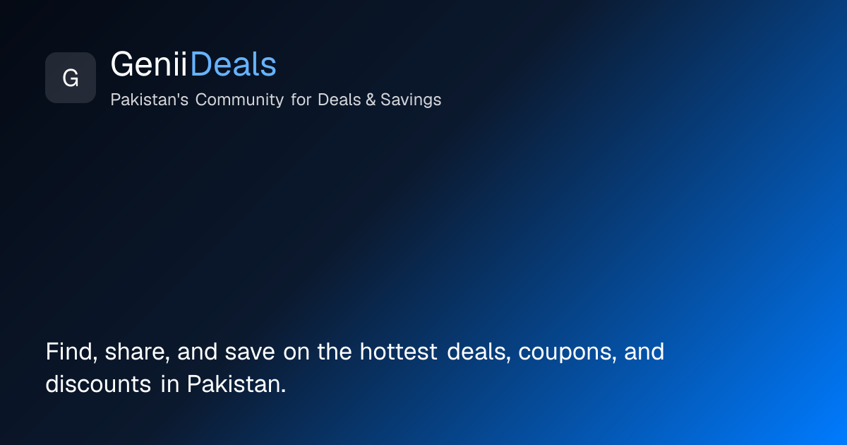 GeniiDeals — Community Deals & Coupons